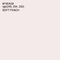 #F5EAE8 - Soft Peach Color Image